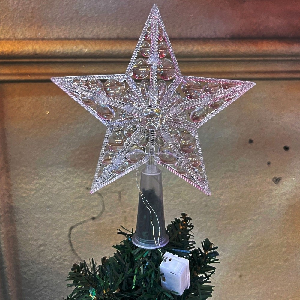 Star Tree Topper - Neue Beleuchtete Stern Weihnachten Baum Topper