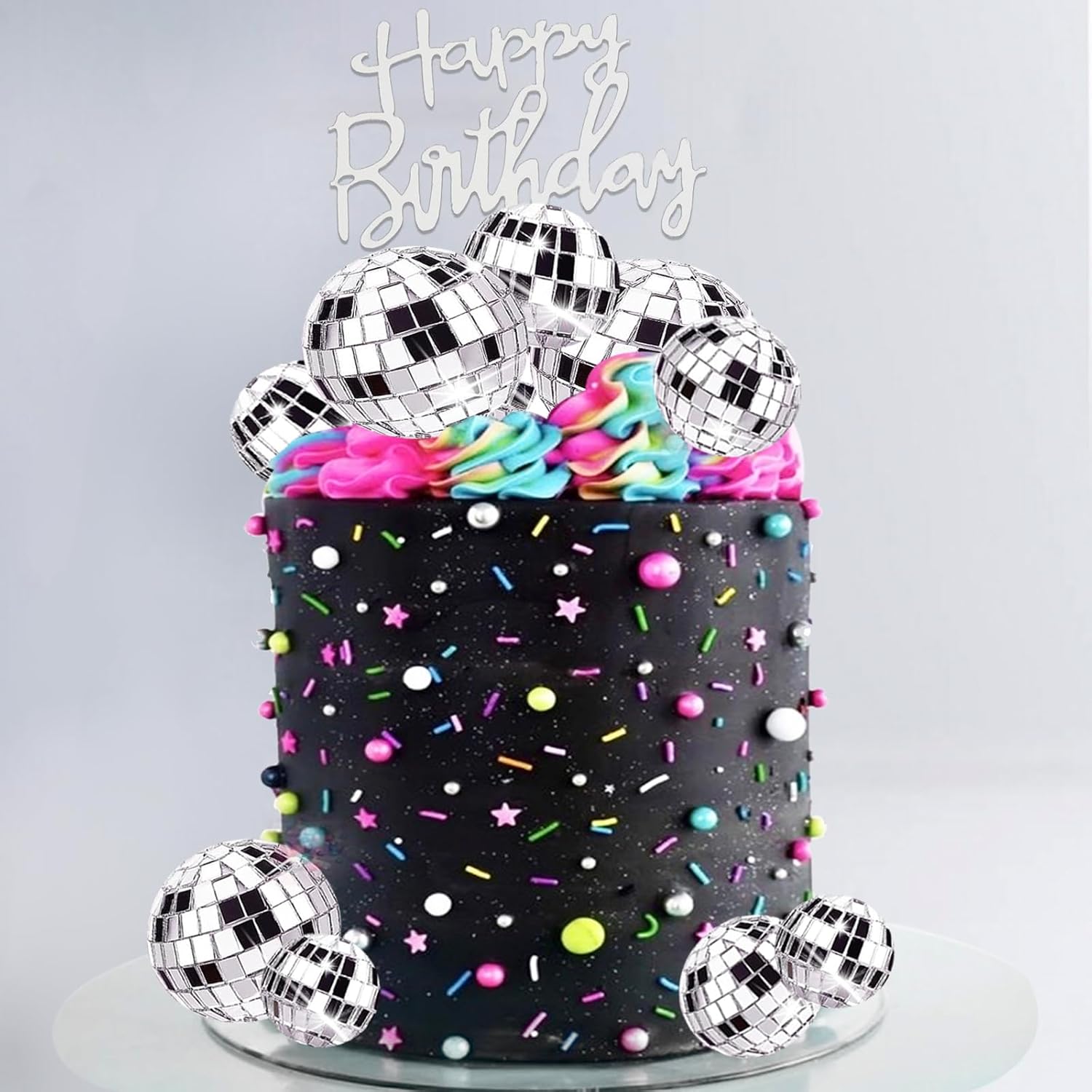 23 Stück Disco Ball Kuchen Dek – Star Tree Topper Bewertung und Preis