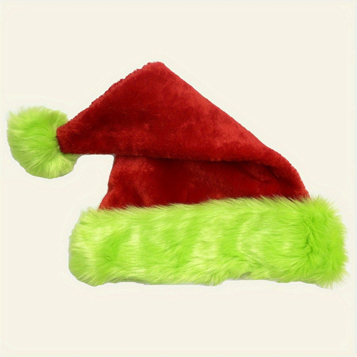 Fluoreszierend grün umrandete  – Santa Hat Plush Bewertung und Preis