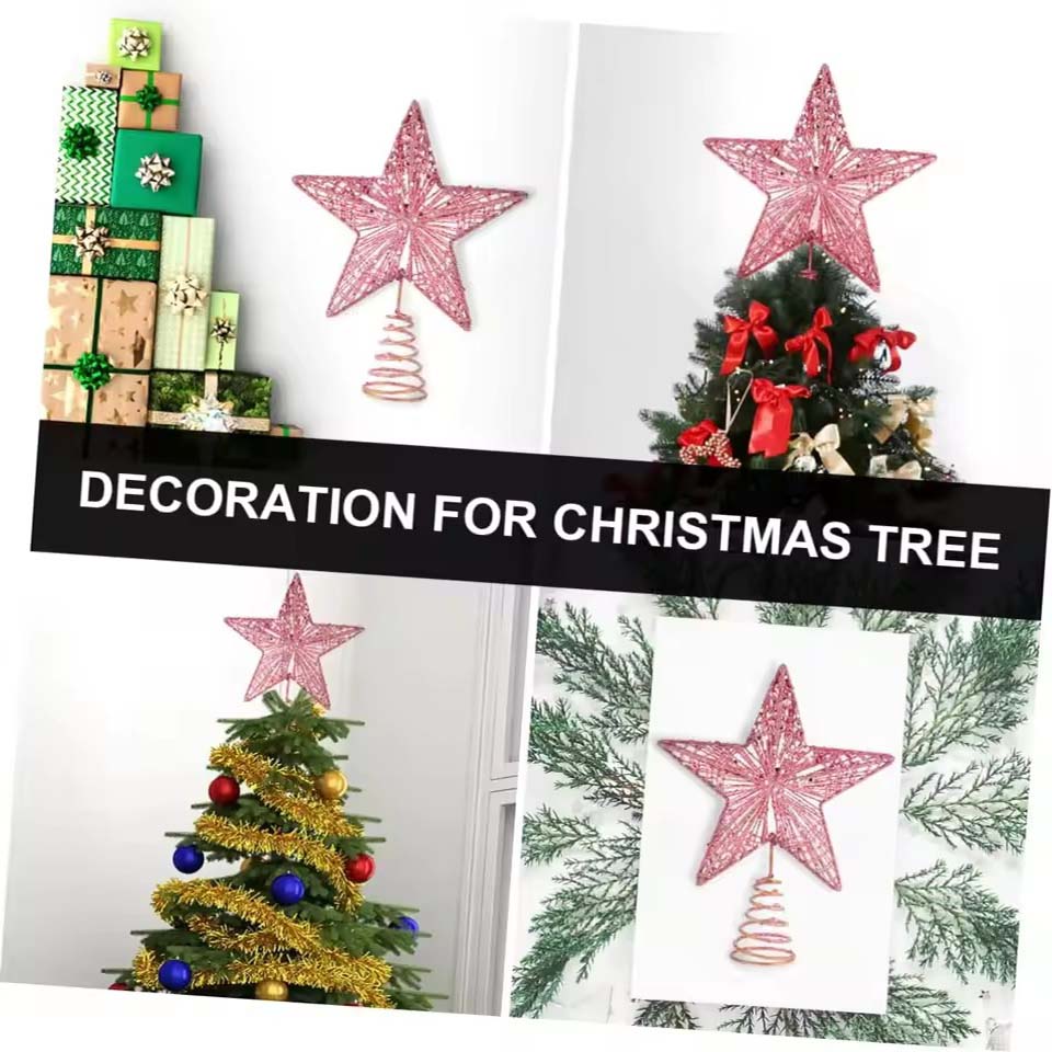 Weihnachts-Pentagon-Spitzenste – Star Tree Topper Bewertung und Preis