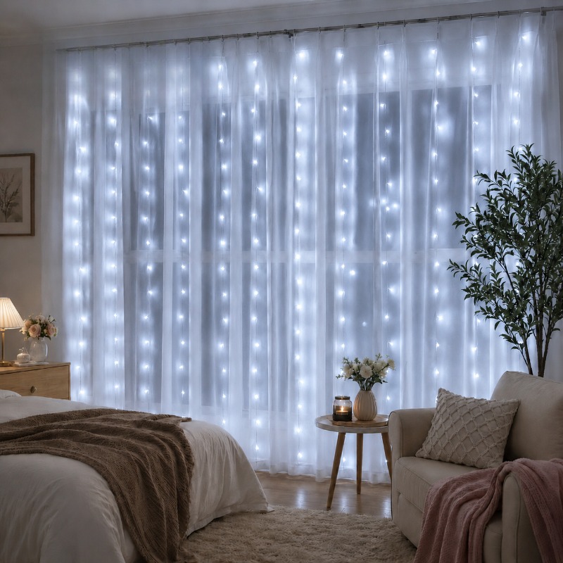 3/4/6m Vorhang-LED-Lichterkett – Led Fairy String Lights Bewertung und Preis
