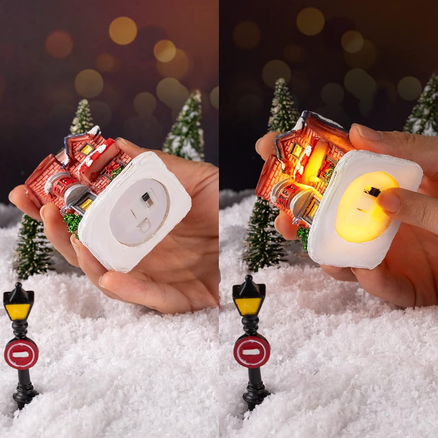 Weihnachtliche Dorfhäuser mit  – Nutcracker Figurine Bewertung und Preis