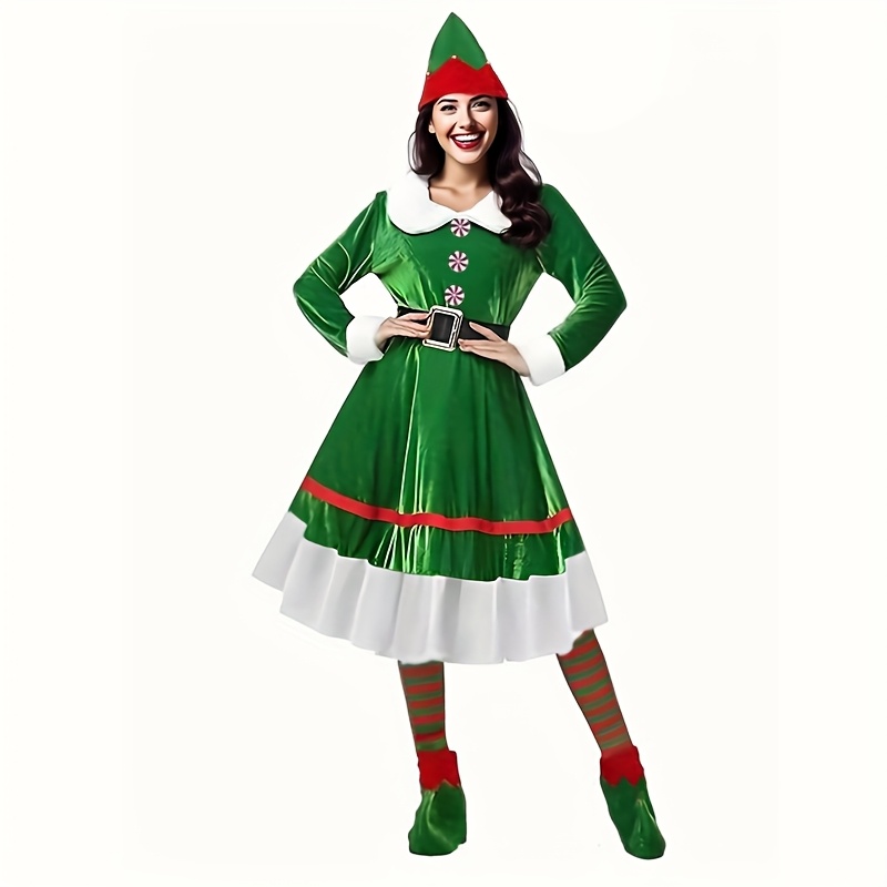 5-teiliges Weihnachts-Elfen-Ko – Elf Costume Christmas Bewertung und Preis