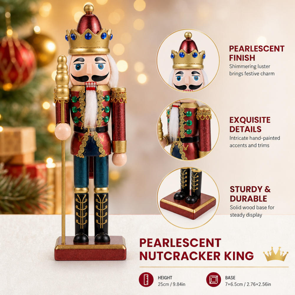 25CM Neuer Nussknacker-Soldat  – Nutcracker Figurine Bewertung und Preis