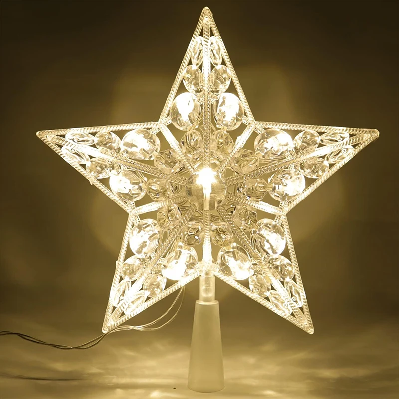 15 cm Weihnachtsdekoration, le – Star Tree Topper Bewertung und Preis